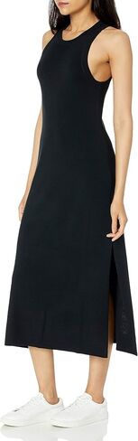 The Drop Women's Gabriela High-Neck Cut-In A-Line Side Slit Maxi Sweater Dress in Saudi Arabia