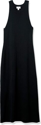 The Drop Women's Gabriela High-Neck Cut-In A-Line Side Slit Maxi Sweater Dress in Saudi Arabia
