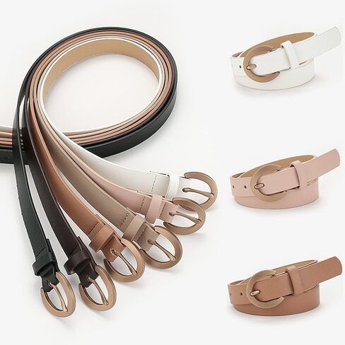 توتبيد احزمة دائرية من الجلد الصناعي للنساء للجينز والسراويل والفساتين in Kuwait