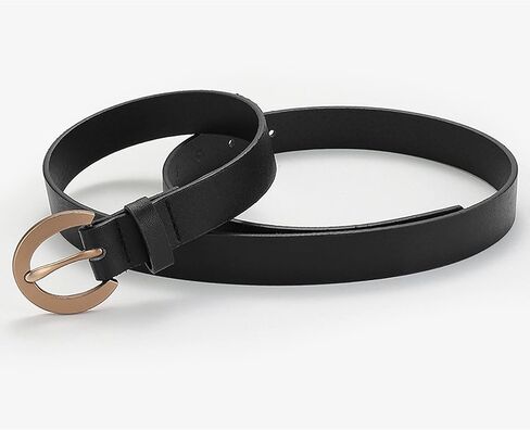 توتبيد احزمة دائرية من الجلد الصناعي للنساء للجينز والسراويل والفساتين in Kuwait