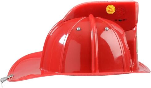 Aeromax Fire Fighter Black Helmet W/Lights & Siren Costume Hat Child in Kuwait