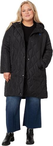 U.S. POLO ASSN. Plus Size Long Hooded Quilted Duster Jacket in Saudi Arabia