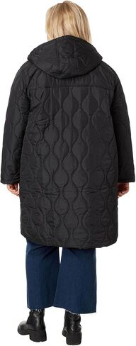 U.S. POLO ASSN. Plus Size Long Hooded Quilted Duster Jacket in Saudi Arabia