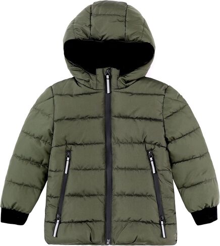 Hiheart Boys Girls Thick Padded Winter Coat Warm Hooded Jacket in Kuwait