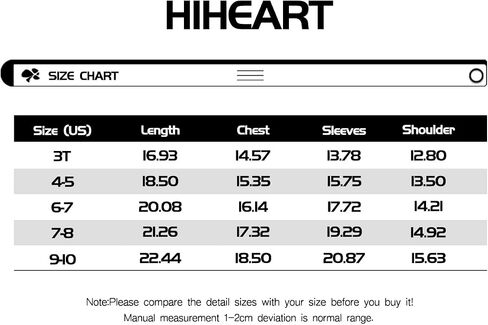 Hiheart Boys Girls Thick Padded Winter Coat Warm Hooded Jacket in Kuwait