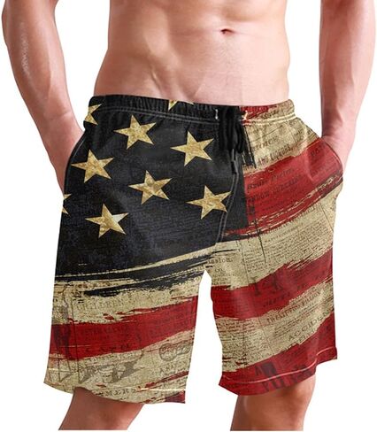 CHILL·TEK Men's Swim Trunks with Compression Liner Quick Dry 2 in 1 Swimming Trunks Beach Board Shorts Bathing Suits Swimwear in Kuwait