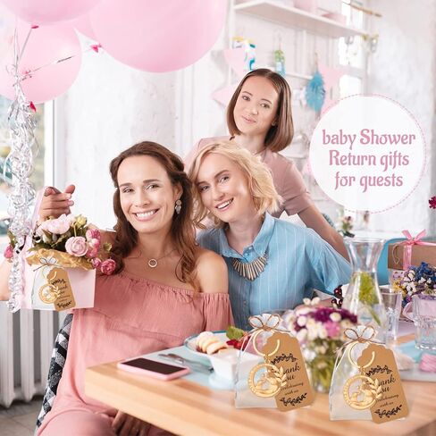 24 قطعة (I LOVE YOU FOREVER) سلسلة مفاتيح بتصميم فيل وحلقة مفاتيح مفضلة لحفلات استقبال المولود وحفلات الزفاف وهدايا الحفلات والهدايا التذكارية والديكورات، مع ملصقات وحقائب حريرية in Kuwait