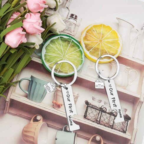 365Home 2-Pack Our First Home 2023 Keychain Housewarming Gift New Home Gift Realtor Closing Gifts in Kuwait