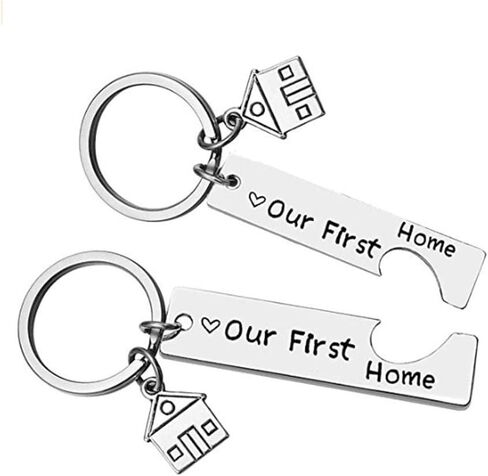 365Home 2-Pack Our First Home 2023 Keychain Housewarming Gift New Home Gift Realtor Closing Gifts in Kuwait