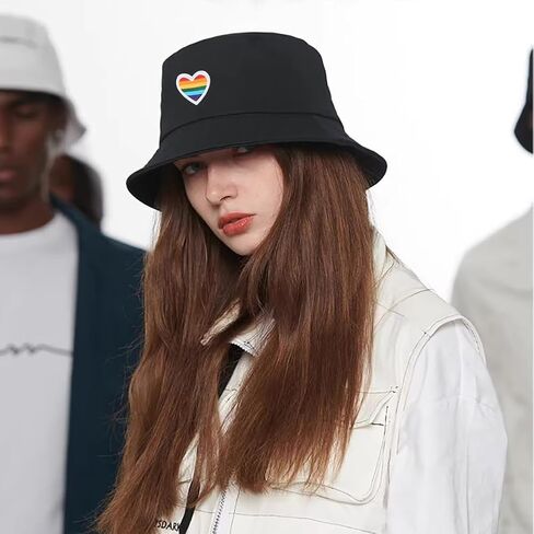 XYIYI Fashion Embroidery Bucket Hat Cotton Beach Fisherman Hats for Women Girls in Saudi Arabia