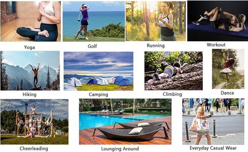 Women Athletic Gym Yoga Workout Runnning Tennis Skirts Fitness Girls Flowy Butterfly Shorts, Running, Summer 3 Pack in Kuwait