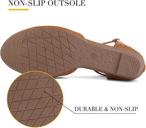 MaxMuxun Sandals for women 2026 Closed Toe Flats Roman Ankle Strap Cage Comfortable Summer Beach Dressy Shoes in Saudi Arabia