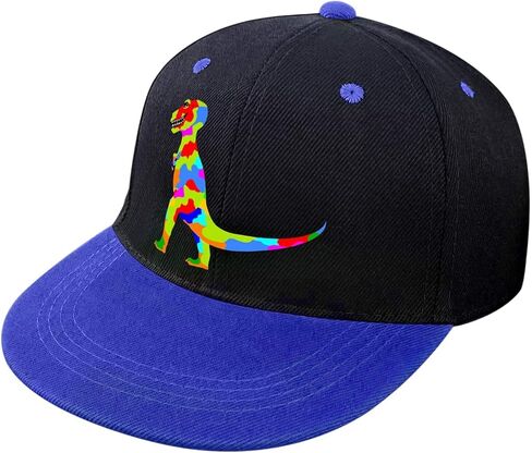 Negi Kids Hats for Toddler Boys Rainbow Dinosaur HAT Toddler Baseball Hats, Boys Hats for Kids Ages 4-8 in Kuwait