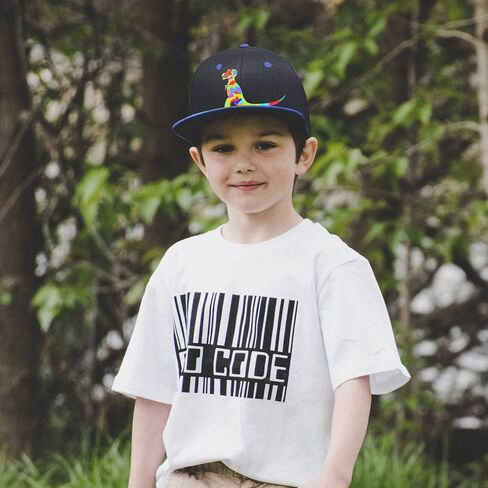 Negi Kids Hats for Toddler Boys Rainbow Dinosaur HAT Toddler Baseball Hats, Boys Hats for Kids Ages 4-8 in Kuwait