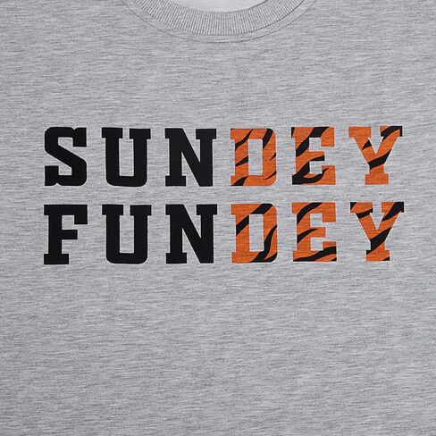 VILOVE Game Day سويت شيرت نسائي Sundey Fundey سويت شيرت بغطاء للرأس لموسم كرة القدم وقميص الأحد برقبة دائرية in Kuwait