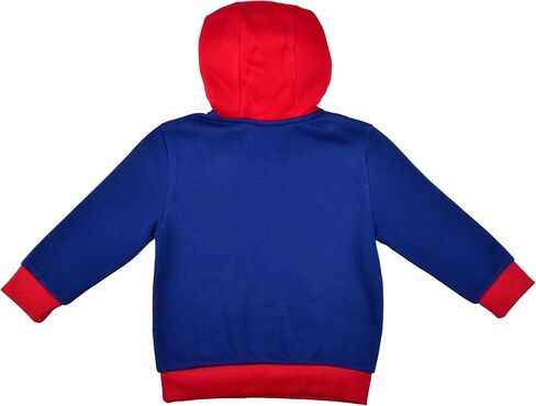 سترة بغطاء للرأس من توماس آند فريندز توماس وجيمس وبيرسي للأولاد بنصف سحاب للأطفال الصغار والصغار - أزرق/كحلي/أحمر in Kuwait