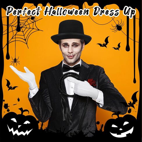 Neer 5 Pcs Adult Circus Ringmaster Costume Accessories Set Women's Lion Tamer Costume Men Ring Master Costume Showman Costume for Halloween Costume Circus Party Supplies in Saudi Arabia