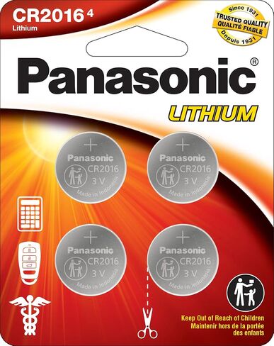 Panasonic CR2354 3.0 Volt Long Lasting Lithium Coin Cell Batteries in Child Resistant, Standards Based Packaging, 1-Battery Pack (Pack of 2) in Saudi Arabia