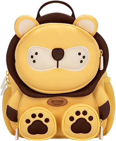 حقيبة ظهر Zoy zoii للأطفال، حقيبة سفر صغيرة لطيفة على شكل أسد لمرحلة ما قبل المدرسة هدية للأطفال الصغار من الفتيات والأولاد من سن 3 إلى 6 سنوات in Kuwait