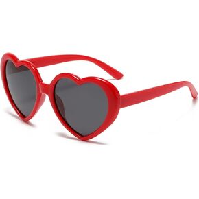 ZIMUSUN Kids Polarized Heart Shaped Sunglasses for Girls Trendy Cute Lovely Glasses Age 3-10 UV400 Protection