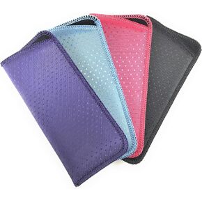 4 Pack Soft Shell Pouch Great Cases For Sunglasses Eyeglasses and Spectacles Made for Men & Women in Saudi Arabia
