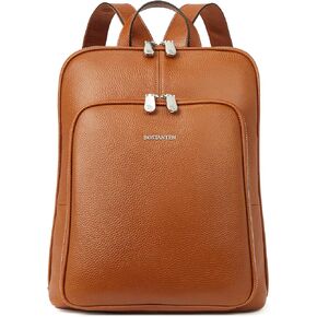 BOSTANTEN Genuine Leather Backpack Purse Casual College Travel Bags for Women