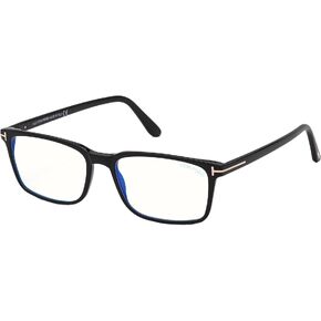 Tom Ford FT 5735-B BLUE BLOCK Shiny Black/Blue Filter 54/17/145 men Eyewear Frame in Saudi Arabia