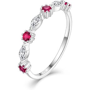 Veshon 925 Sterling Silver Rings for Women, Round Milgrain Eternity Wedding Bands Ring with Elements Cubic Zirconia, Anniversary Jewelry Stackable Ring Rings for Women Wife Girlfriend, Size 5-10