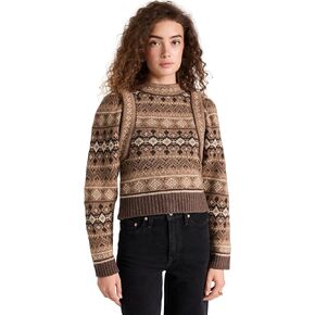 سترة Finja Fair Isle النسائية ذات الأكمام الطويلة من Sea in Kuwait
