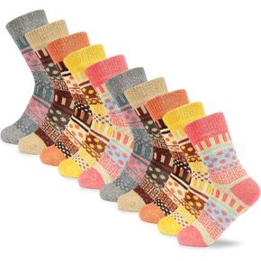 جوارب صوف LQQBOX للنساء 10 أزواج من الجوارب الشتوية الناعمة السميكة والمريحة من القطن الدافئ والصوف in Kuwait