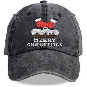 SHANVANKE Christmas Decorations for Men Women, Xmas Baseball Cap, Embroidered Hat Gifts for New Year Festive Supplies in Saudi Arabia
