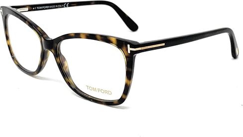 Tom Ford FT5514 Eyeglass Frames - Dark Havana Frame, Dark Havana Lenses, 54 mm Lens FT551454052 in Saudi Arabia