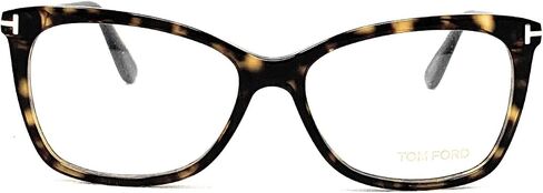 Tom Ford FT5514 Eyeglass Frames - Dark Havana Frame, Dark Havana Lenses, 54 mm Lens FT551454052 in Saudi Arabia