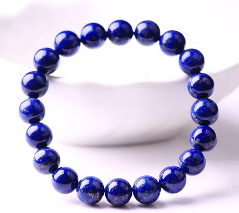 (بي ان اكس اف اتش ز) سوار 8 ملم من حجر اللازورد الازرق للرجال والنساء بحلقة واحدة على شكل عين القطة وحجر الزرقاء، حجر اللازورد, لازورد, حجر اللازورد in Kuwait