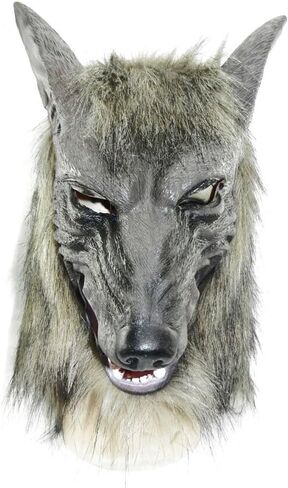 Odowalker Halloween Werewolf Costume Wolf Claws Gloves and Head Mask for Cosplay Costume in Kuwait