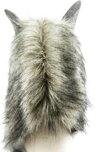 Odowalker Halloween Werewolf Costume Wolf Claws Gloves and Head Mask for Cosplay Costume in Kuwait
