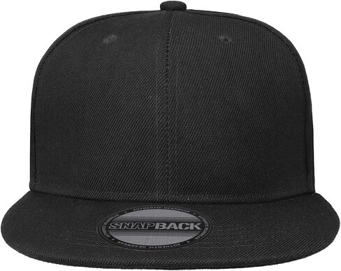 قبعات Gelante Snapback للرجال - قبعة بيسبول ذات حافة مسطحة - سادة فارغة وقابلة للتعديل in Kuwait
