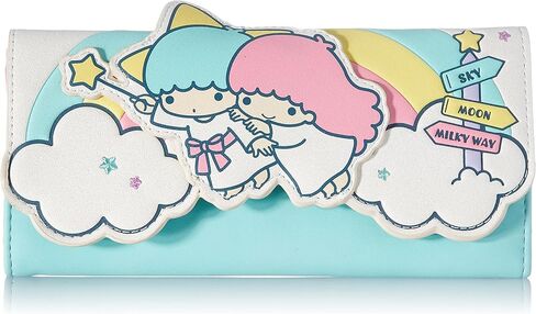 Loungefly Sanrio Hello Kitty Little Twin Stars Rainbow Cloud Tri-Fold Wallet in Saudi Arabia