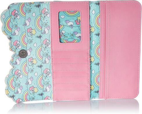 Loungefly Sanrio Hello Kitty Little Twin Stars Rainbow Cloud Tri-Fold Wallet in Saudi Arabia