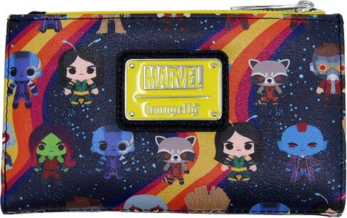 Loungefly x Marvel Guardians of the Galaxy Chibi Print Flap Wallet in Saudi Arabia
