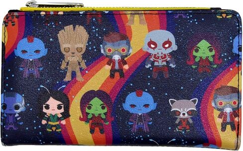 Loungefly x Marvel Guardians of the Galaxy Chibi Print Flap Wallet in Saudi Arabia