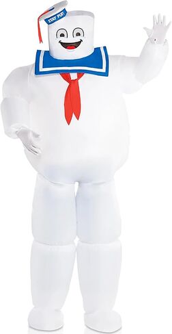 Marshmallow Man Inflatable Jumpsuit- Standard Size - Multicolor-1 Set in Saudi Arabia