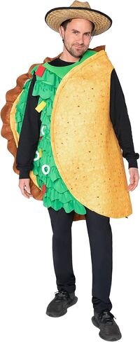 زي تاكو ذو الغلاف الصلب للرجال البالغين من Spooktacular Creations in Kuwait