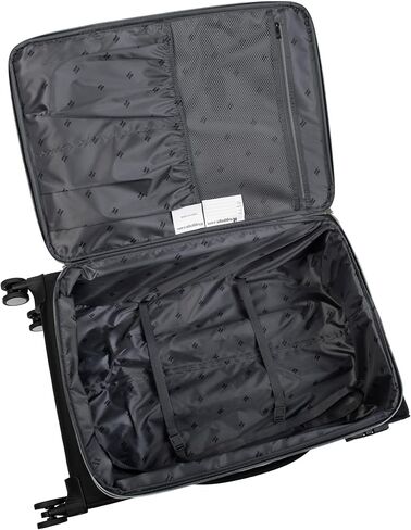 it luggage Expectant 32" Softside Checked 8 Wheel Expandable Spinner, Black in Saudi Arabia