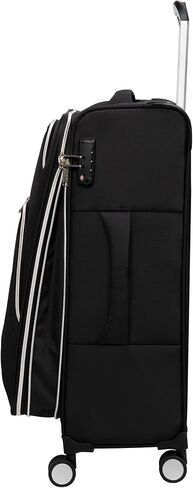 it luggage Expectant 32" Softside Checked 8 Wheel Expandable Spinner, Black in Saudi Arabia