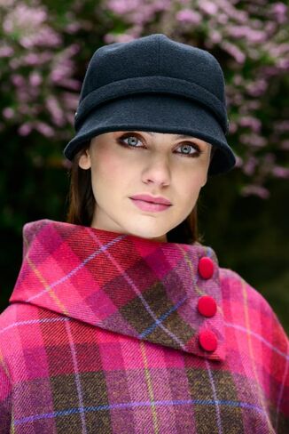 Mucros Weavers Ladies Flapper Hat Black Wool in Saudi Arabia