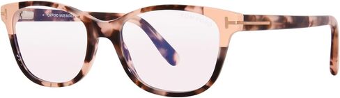 Eyeglasses Tom Ford FT 5638 -B 055 Shiny Vintage Pink Havana, Rose Gold/Blue Bl in Saudi Arabia