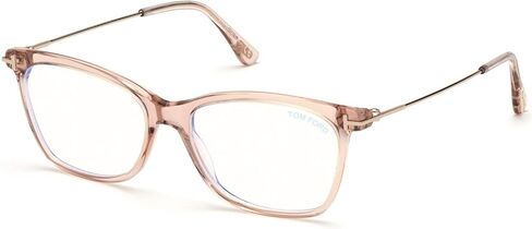 Eyeglasses Tom Ford FT 5712 -B 072 Shiny Transparent Pink, Rose Gold Temples/Bl in Saudi Arabia