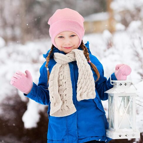 Liitrsh 24 Set Kids Winter Knitted Beanie Hats Gloves and Socks Bulk Beanie Hats Gloves Socks for Boys Girls Children Gift in Saudi Arabia