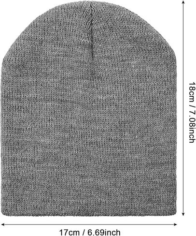 SATINIOR 24 Pieces Kids Winter Beanie Hat Warm Acrylic Cap Assorted Colors for Boy Girl Multicoloured in Saudi Arabia